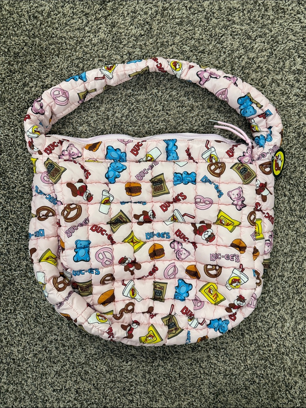 Buc-ee's Puffy Tote Bag - Snacks